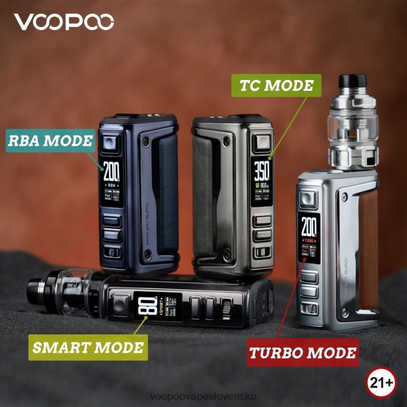 VOOPOO ARGUS GT II tanková súprava - VOOPOO Slovensko grafit 8064H1