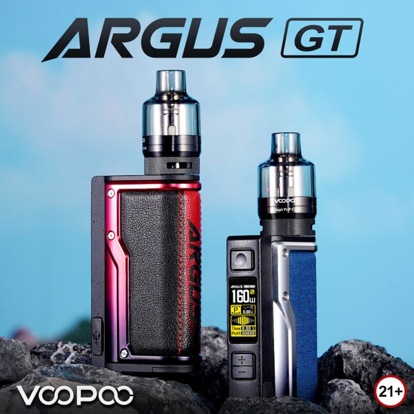VOOPOO ARGUS GT box mod kit - VOOPOO Vape Bratislava čierna a modrá 8064H13