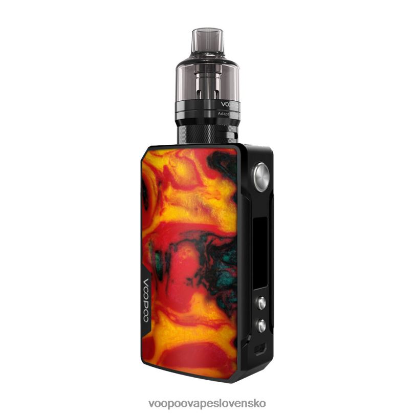 VOOPOO DRAG 2 obnoviť vydanie - VOOPOO Vape Pod čierno-ohnivý oblak 8064H327
