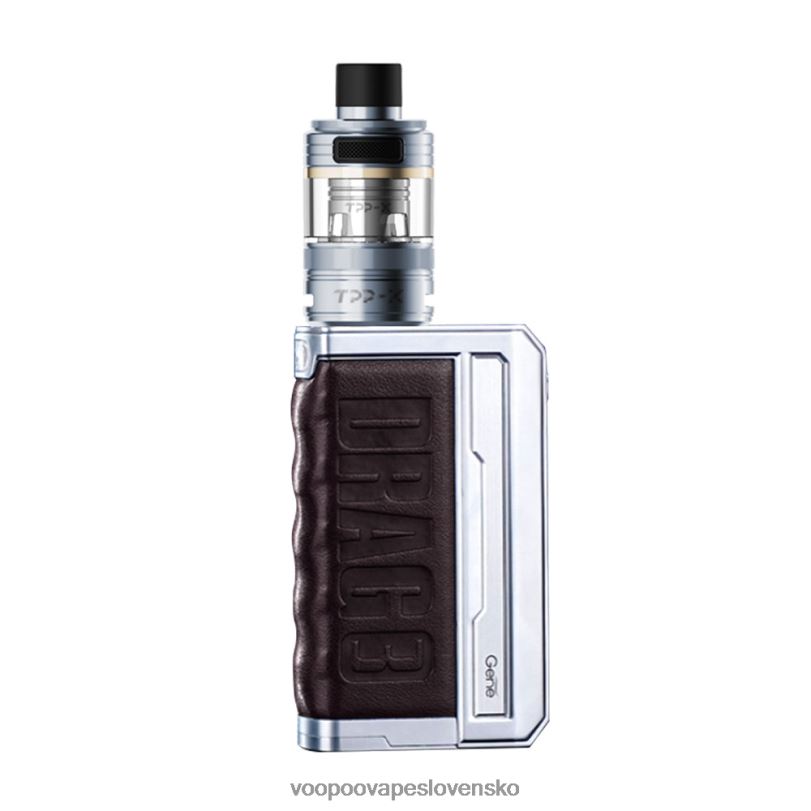 VOOPOO DRAG 3 TPP X box mod kit - VOOPOO Vape Online strieborná kávovo hnedá 8064H269