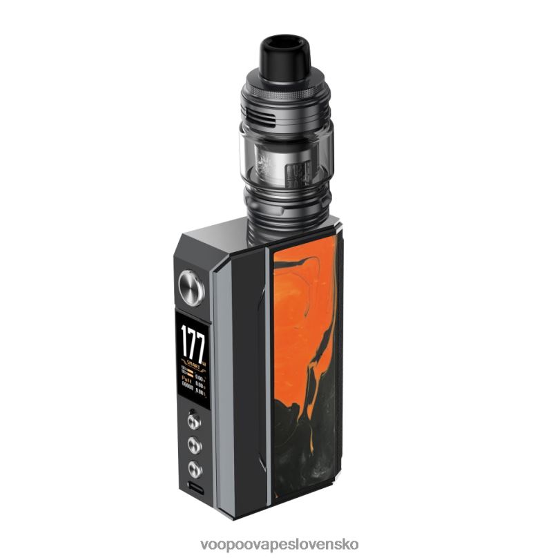 VOOPOO DRAG 4 súprava - VOOPOO Vape Gene pištoľový kov+tropická oranžová 8064H165