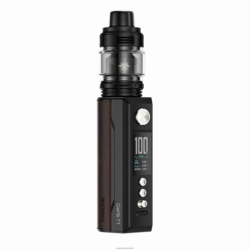 VOOPOO DRAG M100S mod zariadenie - VOOPOO Vape Drag Slovensko čierna a tmavé drevo 8064H274