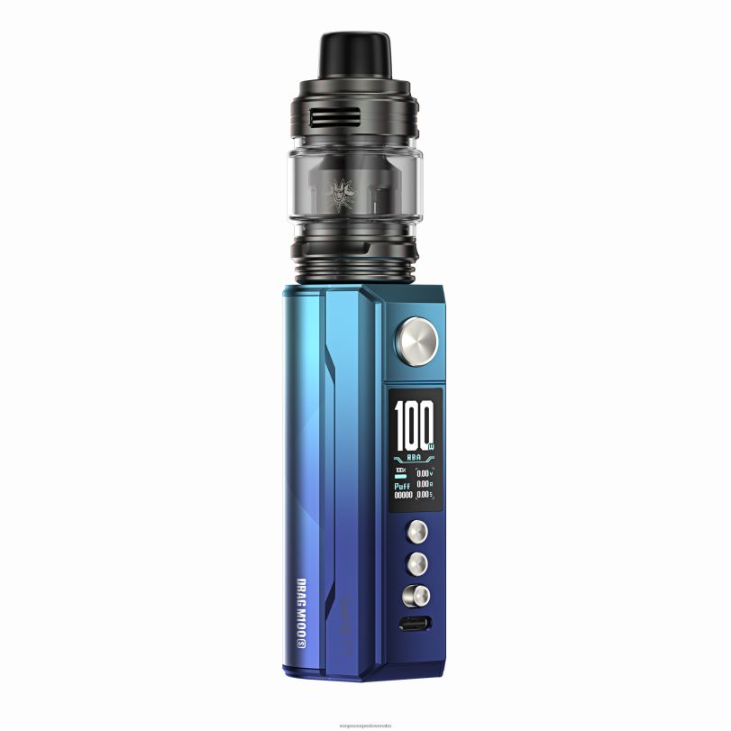 VOOPOO DRAG M100S mod zariadenie - VOOPOO Vape Pod azúrová a modrá 8064H277