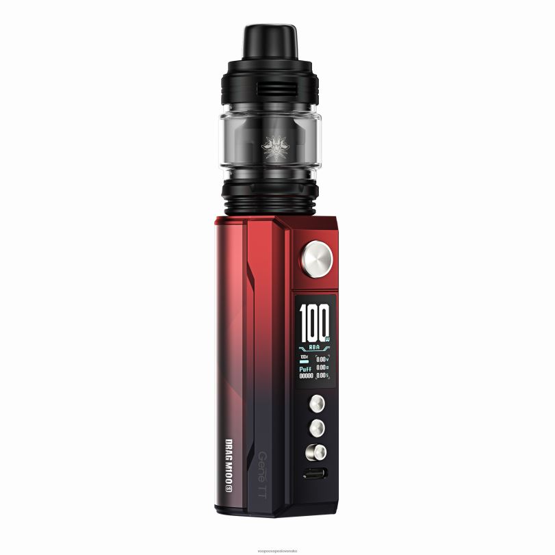 VOOPOO DRAG M100S mod zariadenie - VOOPOO Vape Price červená čierna 8064H276