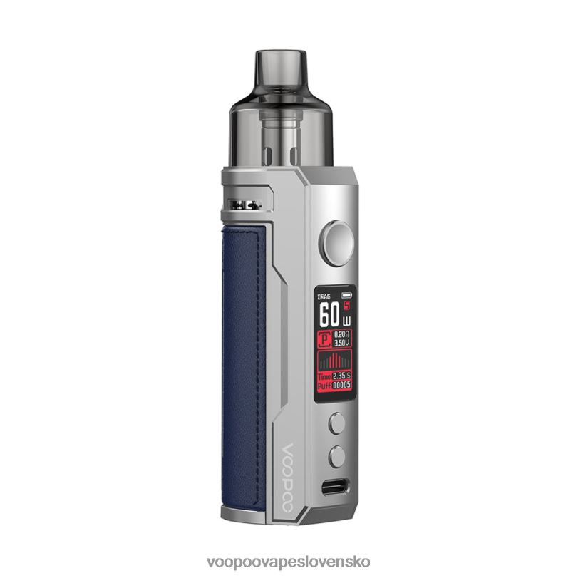 VOOPOO DRAG S pod mod kit - VOOPOO Vape Bratislava strieborná modrá 8064H203