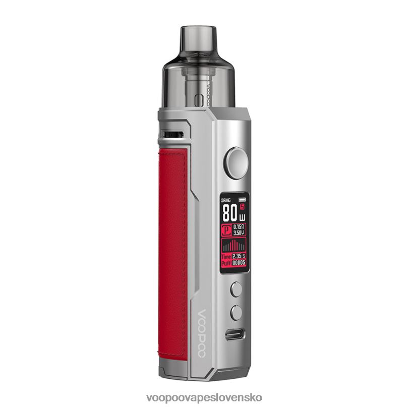 VOOPOO DRAG X pod mod kit - VOOPOO Argus Slovensko strieborná červená 8064H178