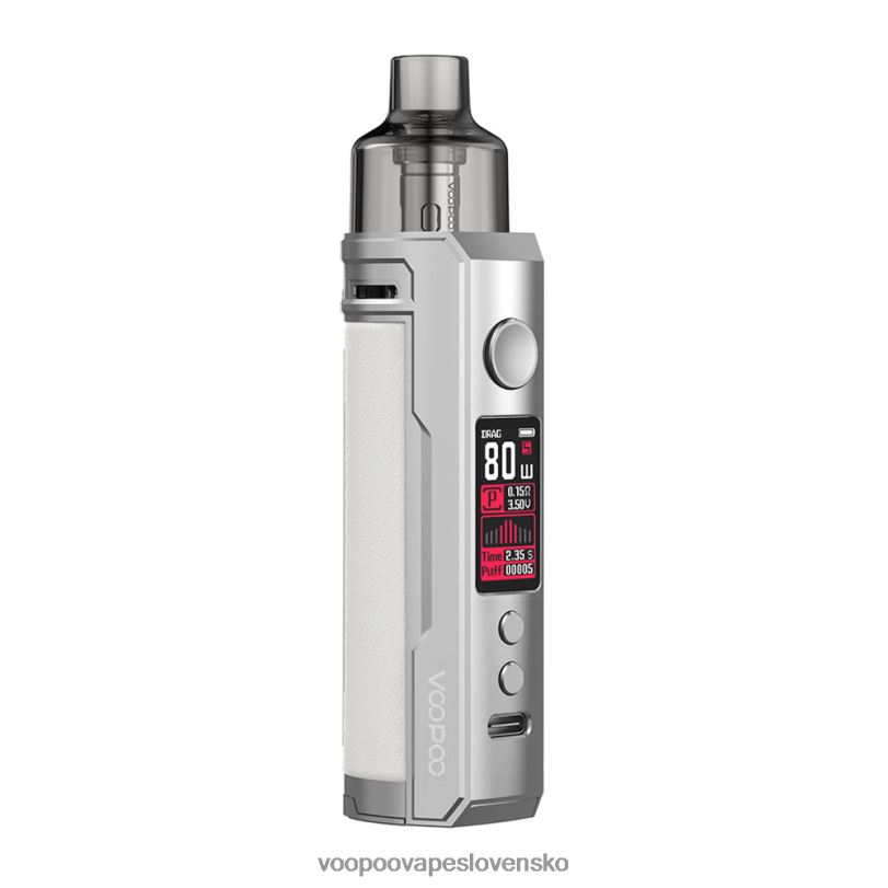 VOOPOO DRAG X pod mod kit - VOOPOO Vape Pod strieborná biela 8064H177