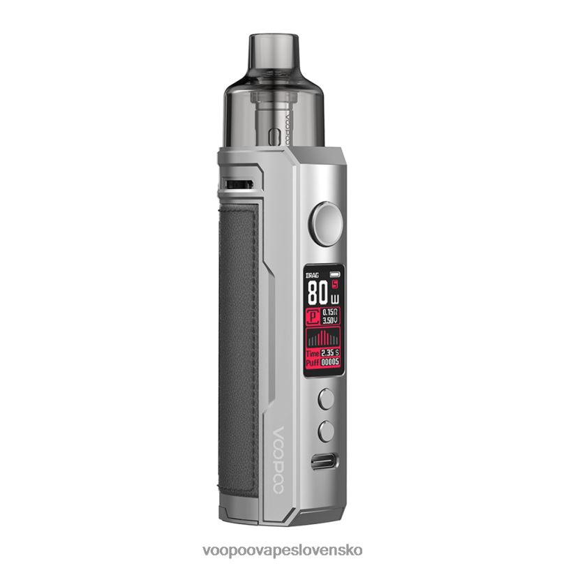 VOOPOO DRAG X pod mod kit - VOOPOO Vape Store strieborná a tmavo šedá 8064H180