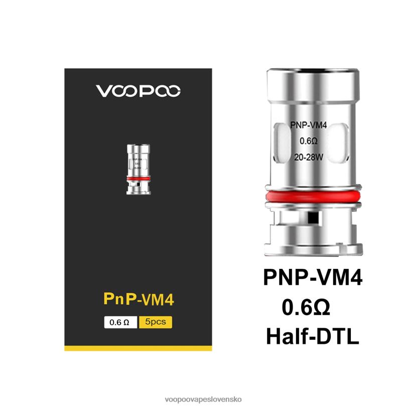 VOOPOO PNP cievky (5ks) - VOOPOO Argus Slovensko pnp-vm4 8064H598