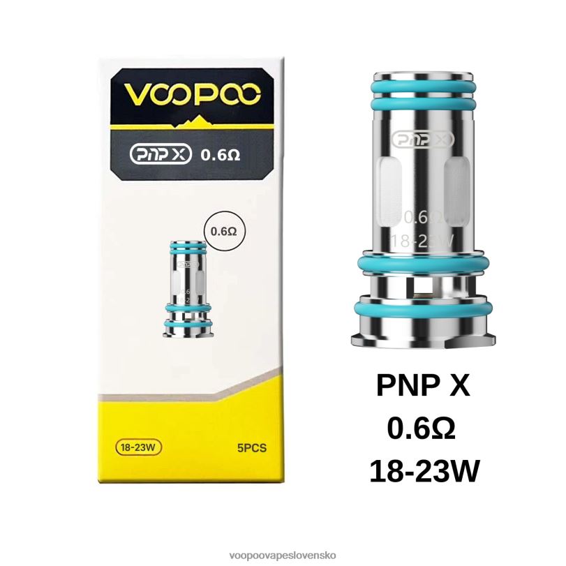 VOOPOO PNP cievky (5ks) - VOOPOO Argus Slovensko pnp x 06 ohmov 8064H608