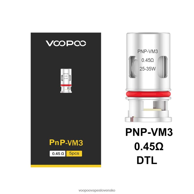 VOOPOO PNP cievky (5ks) - VOOPOO Vape Drag Slovensko pnp-c1 8064H584