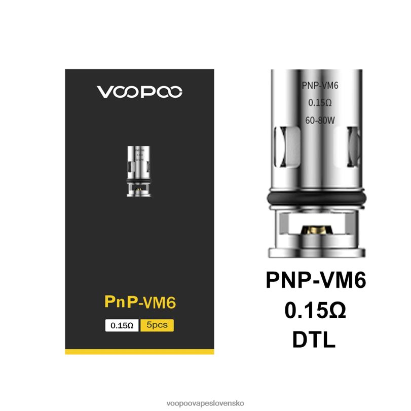 VOOPOO PNP cievky (5ks) - VOOPOO Vape Drag Slovensko pnp-c1 8064H584