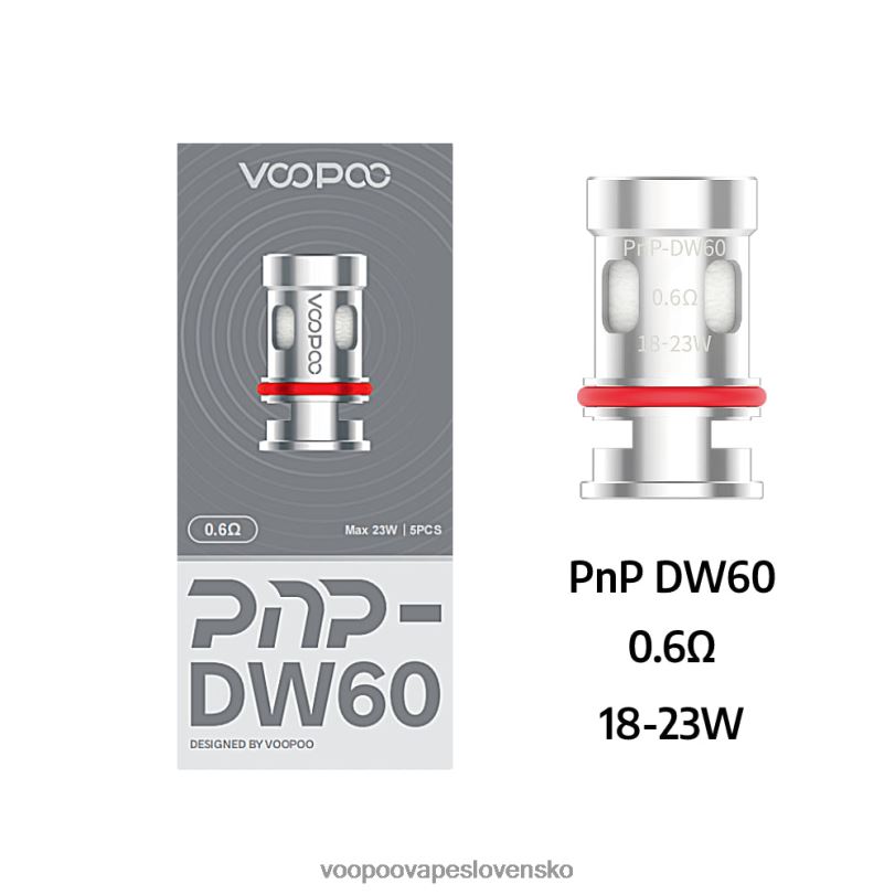 VOOPOO PNP cievky (5ks) - VOOPOO Vape Drag Slovensko pnp-dw60 8064H604