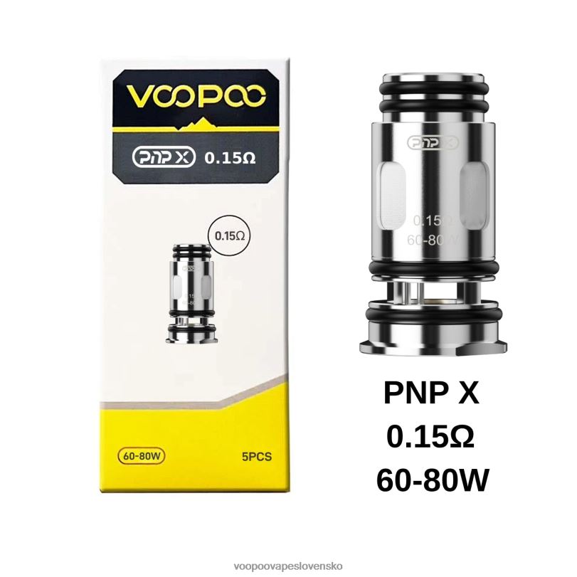 VOOPOO PNP cievky (5ks) - VOOPOO Vape Gene pnp x 015 ohmov 8064H605