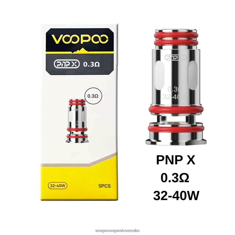 VOOPOO PNP cievky (5ks) - VOOPOO Vape Pod pnp x 03 ohmu 8064H607