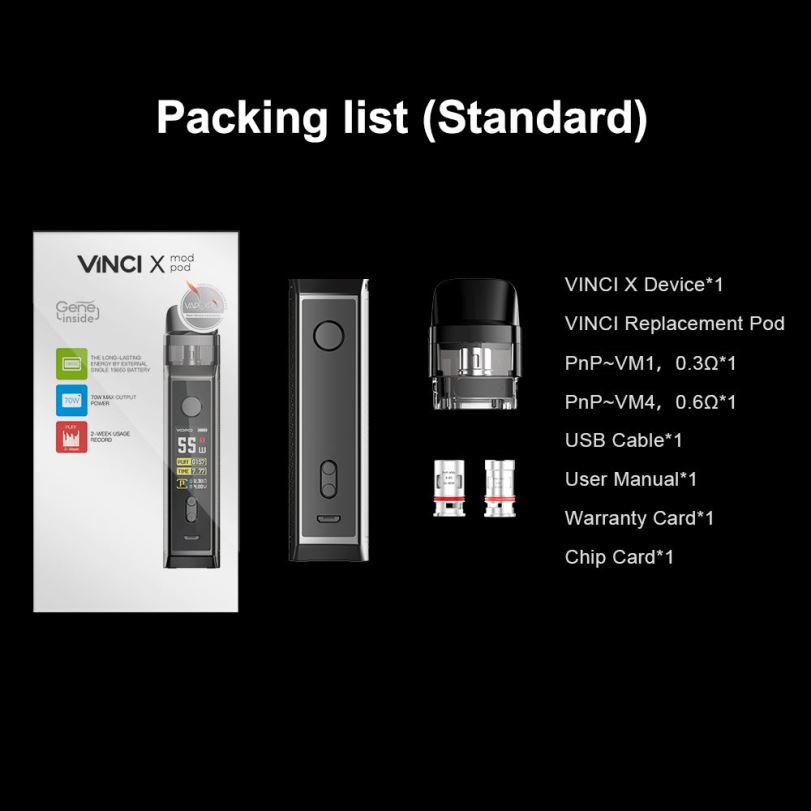 VOOPOO VINCI X súprava mod pod - VOOPOO Vape Price uhlíkové vlákno 8064H346